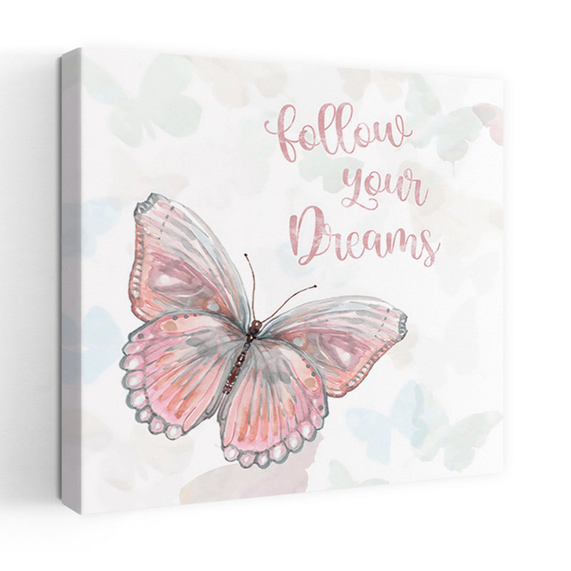 Papillon, rêve, délicat, élégant papillon éthéré, art mural nature, H 32 po x l 32 po