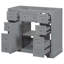 Meuble-lavabo 36 po sans lavabo, base d'armoire seulement, une armoire et six tiroirs-110447397