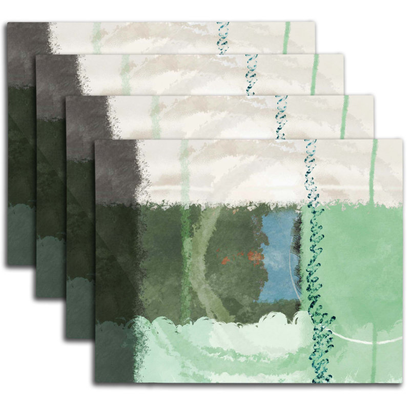 Napperon abstrait en polyester