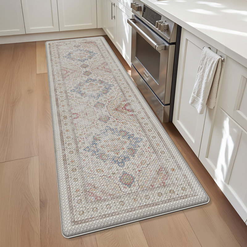 Anti Fatigue Kitchen Mats, Runner 2' x 4'11", Oatmeal