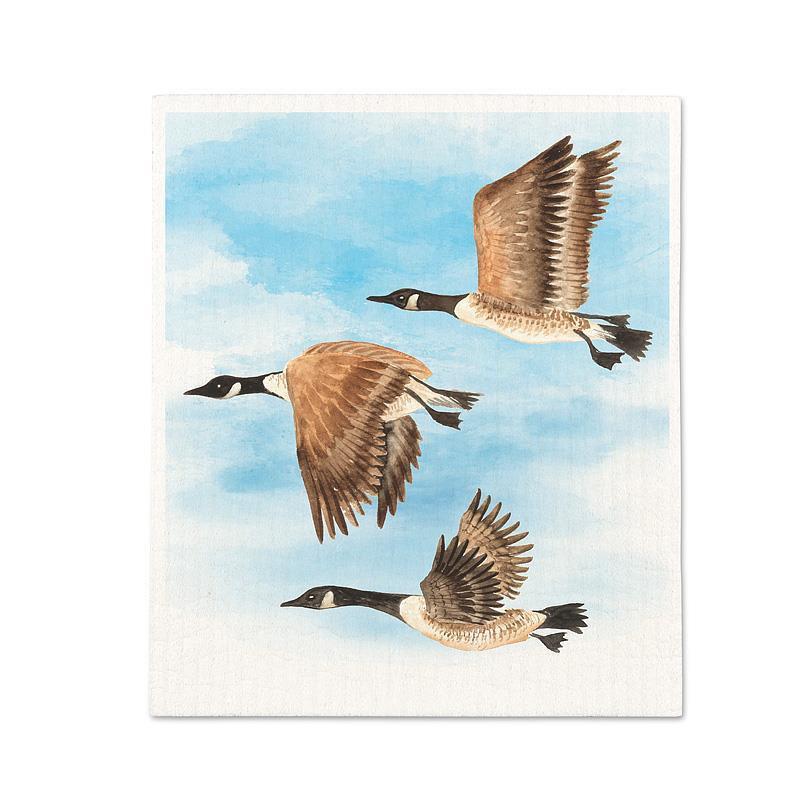 Drap de bernache du Canada en vol
