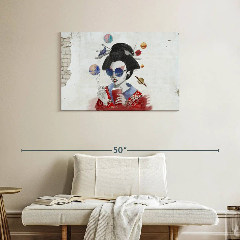 Geisha urbaine Leisha, H 24 po x l 36 po