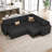 L-Shaped Modular Sleeper Sectional-101957146