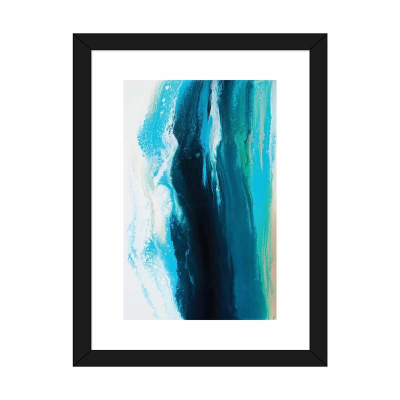 «Risen» par Spell rebond Fine Art - reproduction d'art, Blanc, H 32 po x l 24 po x P 1 po, Papier encadré noir