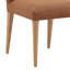 Memphis Solid Oak Wood Upholstered Dining Chair, Brown (Set of 2)