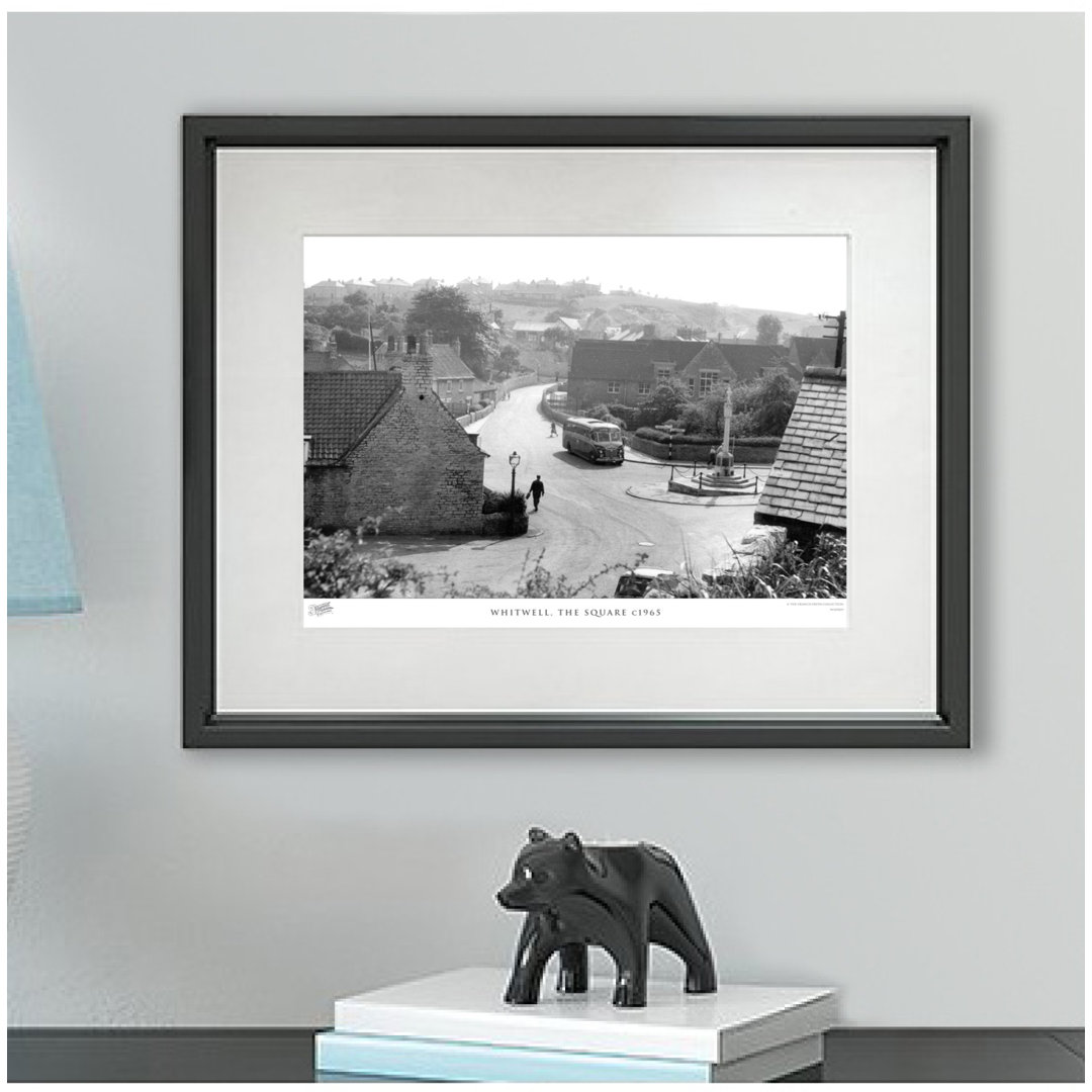 Whitwell, the Square C1965' - Picture Frame Photograph Print on Paper