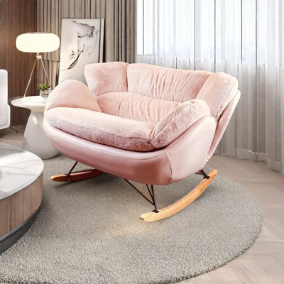 Chaise berçante de luxe italienne