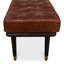 Banc en cuir véritable Prince Albert