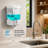 Wall Mounted Touchless Hand Sanitizer and Soap Dispenser 700 mL White