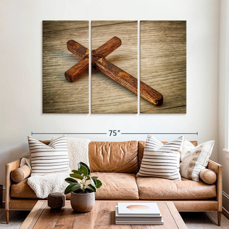 Adella Old Rugged Cross, 42" H x 65" W