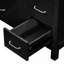 Ensemble de meuble-lavabo noir 36 po avec lavabo en céramique 36 po - 2 portes à fermeture douce et 5 tiroirs