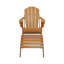 Chaise Adirondack pliante en plastique avec repose-pieds Laguna-83605587