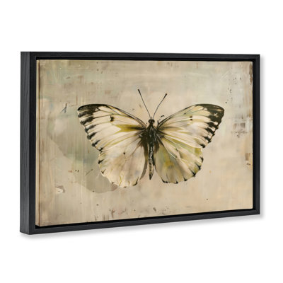 Cadre flottant Graceful Vintage Butterfly, design Creative Studio