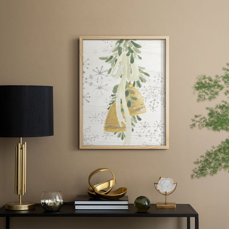 Impression encadrée de la collection B de Weathered Aspen Wreath - bois massif, Encadré naturel, H 11 po x l 9 po