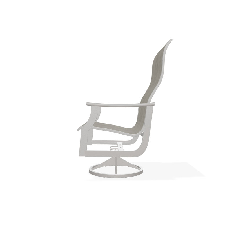 St. Catherine Polymer Outdoor Lounge Chair, Warm Gray, Deacon