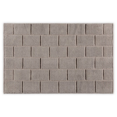 Tapis de bain luxueux en coton, 100% coton, 19,7 x 31,5 pouces, 38,6 oz / pieds carrés | Doux, absorbant, couleur brune | Lavable à la machine, séchage par culbutage à basse température | Parfait pour la salle de bain, le spa et le confort de la maison