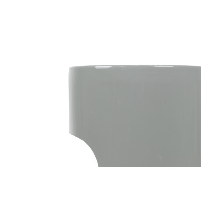 Brass Accent Stool, Green