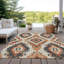 Tapis terre cuite lavable à la machine intérieur / extérieur Xhevrie-2143647179