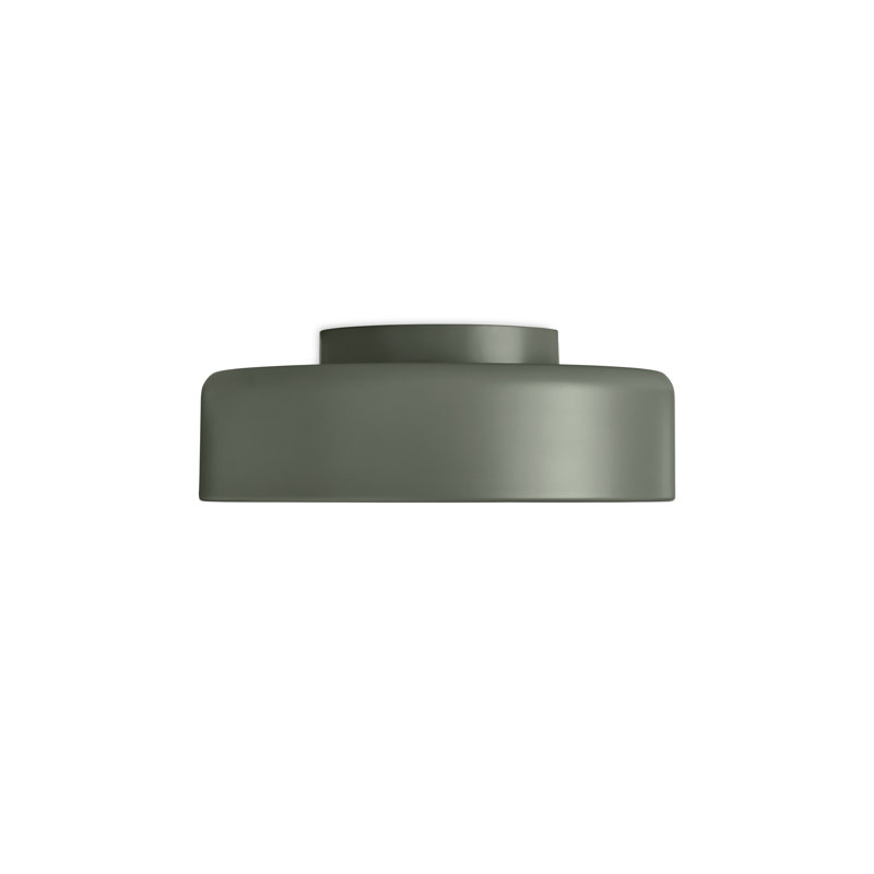 Bobber 1 - Light LED Flush Mount, Gray Green, 4" H x 12" W x 12" D