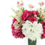 Hydrangea & Heather In A Glass Vase