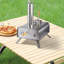 Living And Home Stainless Steel Wood Burning Pizza Oven