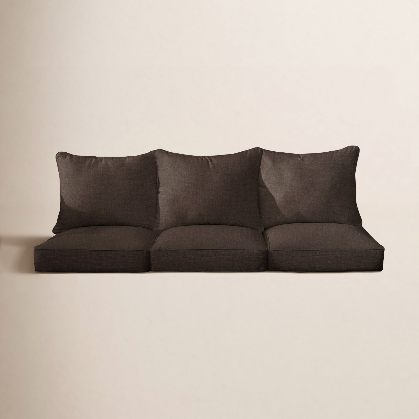 Davana Outdoor Sofa, Dark Brown, 23.50" W x 23" D