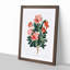 Red Chinese Azalea - Picture Frame Painting Print-55597872-55597871