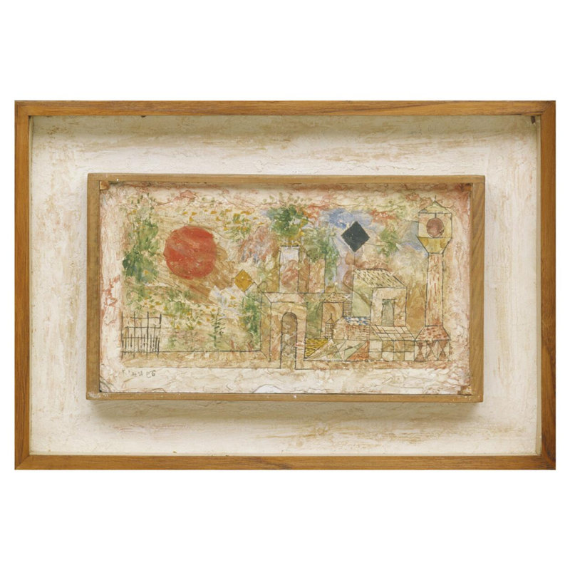 «Small Landscape with Garden Gate» par Paul Klee - Impression giclée, H 32 po x l 40 po
