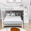 Denesa Twin Over Full L-Shaped Wood Bunk Bed-1212320550