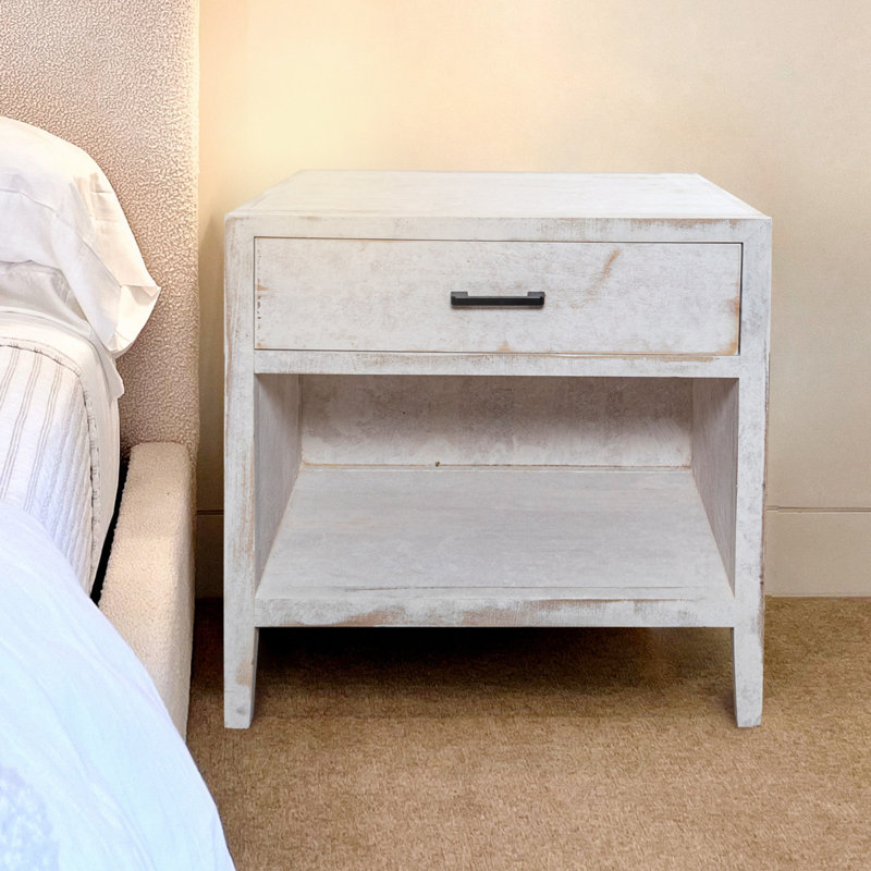 Suean 23.6'' W Solid Wood Nightstand