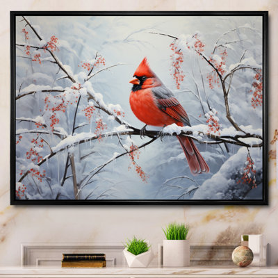 Canada, cardinal rouge, Winter Wonderland IV - impression