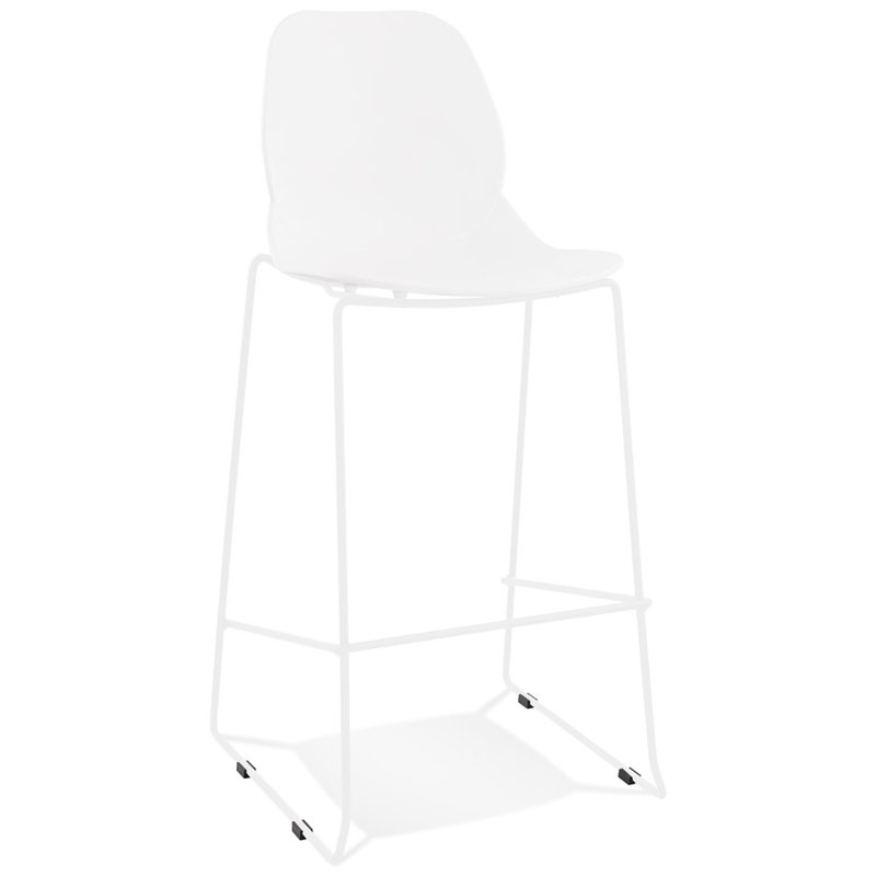 Crispo Counter Stool, White