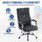 Ergonomic Tufted Faux Leather Executive Office Chair with High Back-1609120709-1609120710
