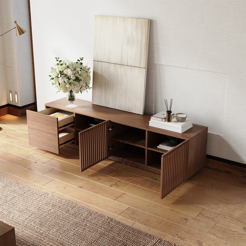 71" Mid-Century Modern Media Console