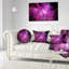 Fractale noire - coussin imprimé abstrait-89141619