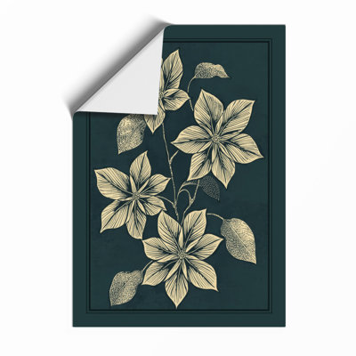 Pale Botanica Botanical - Framed Print