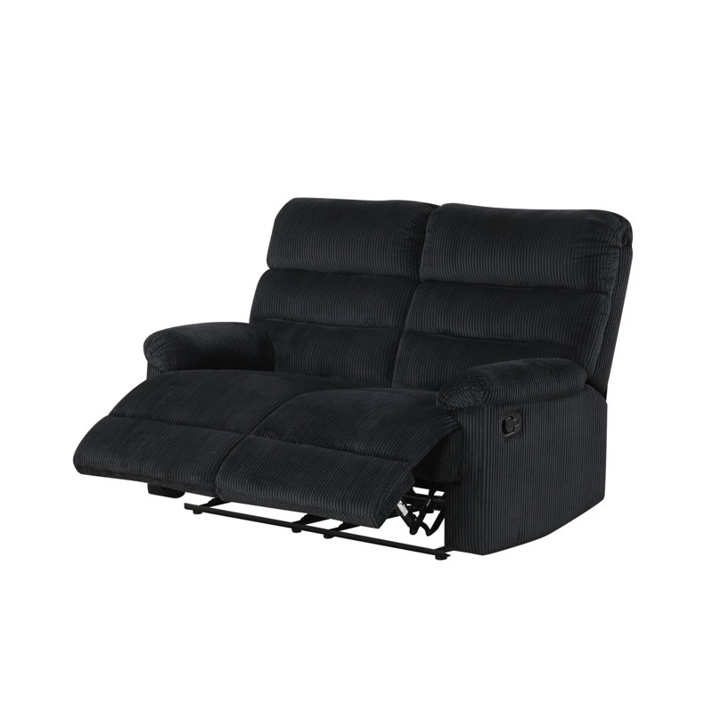 Causeuse Lucie G00250A-RL, noir