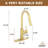 Willow Single-Handle Pull Down Sprayer Kitchen Faucet with Infrared Sensor, Soap Dispenser and Deck Plate-76655478