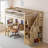 LED Loft Bed with Built-in Desk Workstation and Multi-storage-1654058494