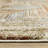 Genesis Distressed Modern Geometric Blue/Rust Area Rug-278067733