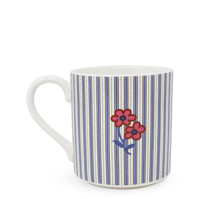 Tasse en céramique, rayures Rachel Ditsy