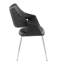 Chaise haute Arshad avec pieds fuselés en métal - ensemble de 2-111521992-111521989