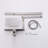 Wall Mounted Rectangular Rain Shower Head Set With Handheld Shower-120960210