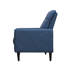Fauteuil inclinable par pression, bleu - rembourré pour plus de confort, 30 po de profondeur, 34 de largeur, 40 de hauteur, 75 lb de poids