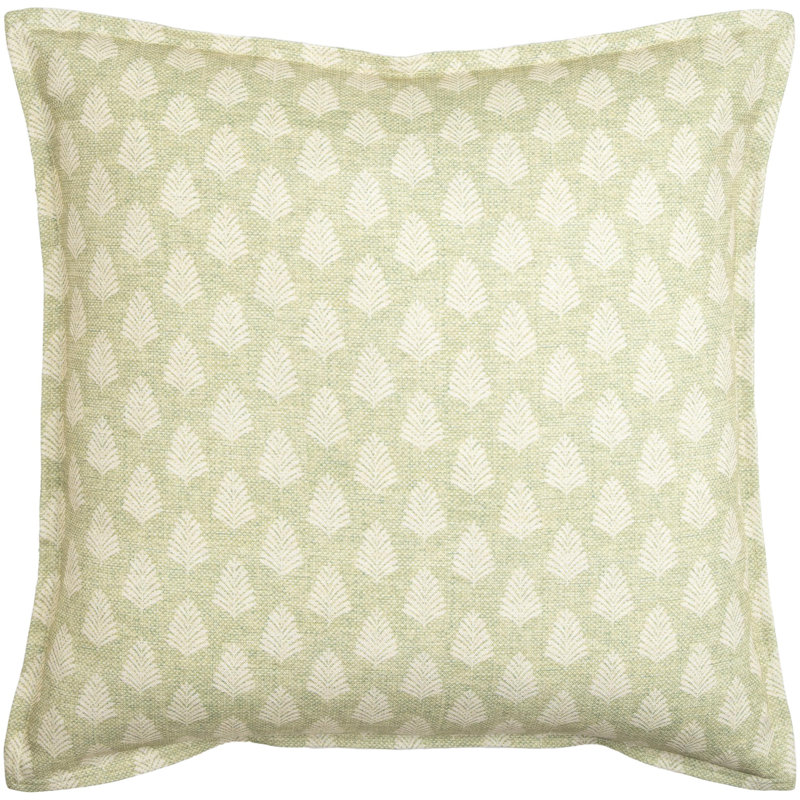 Housse de coussin Gardner, Vert, Housse de coussin seulement - sans coussin, H 18 po x l 18 po