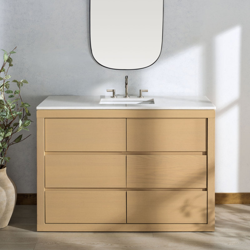 Covina Clairebeth Bathroom Vanity, 48"
