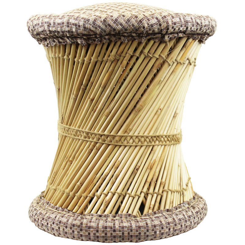 Tabouret d'appoint Barkhamsted Reed, Brun pâle