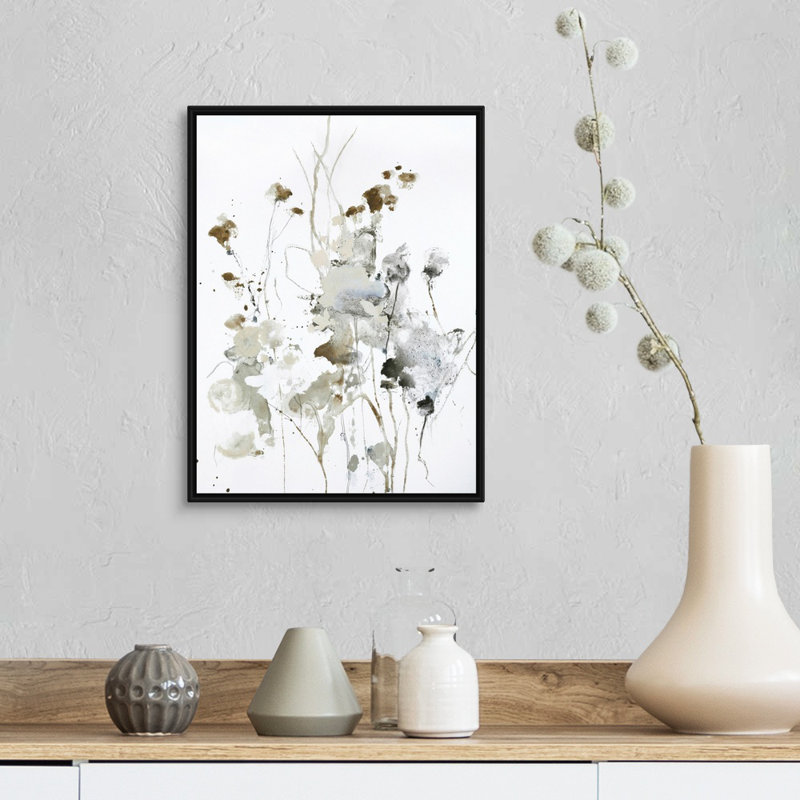 Ces jours 2 - reproduction d'art, H 18 po x l 14 po x P 1,75 po, Toile avec cadre noir