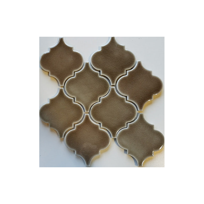 Carreau de mosaïque en porcelaine 4,5 x 5,25 Arabesque, Botte de foin