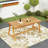 Modern Outdoor Dining Table